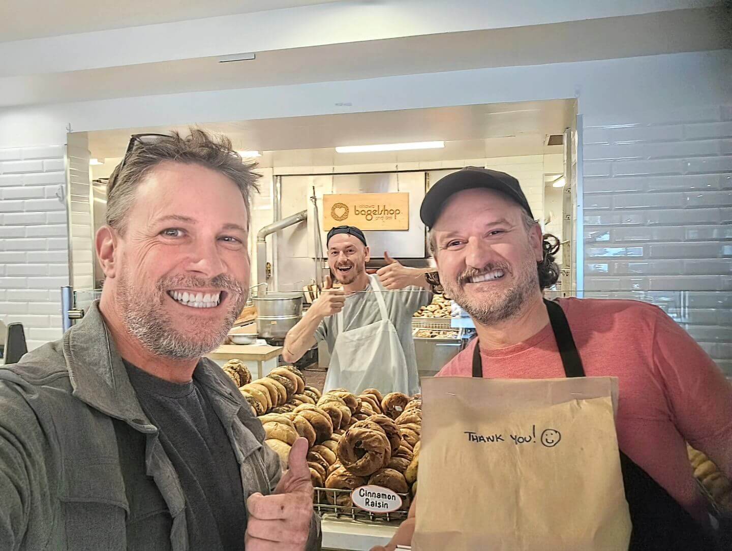 Gopher It with the team at a local Ottawa bagel shop