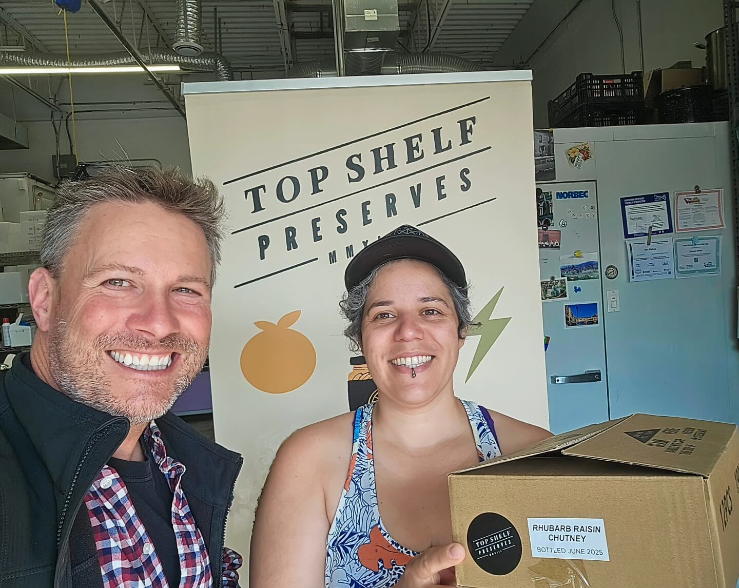 Gopher It visiting Top Shelf Preserves